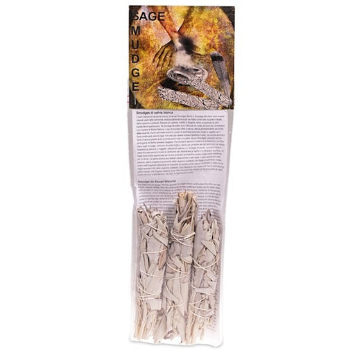 Hvite Salvie S sett 3 |White Sage mini smudge pack of 3  image