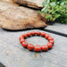Rød Jaspis Armbånd image