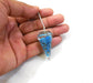 Orgone Color Resin Pendulum Firozi( Indian Turquoise) - Throat C image