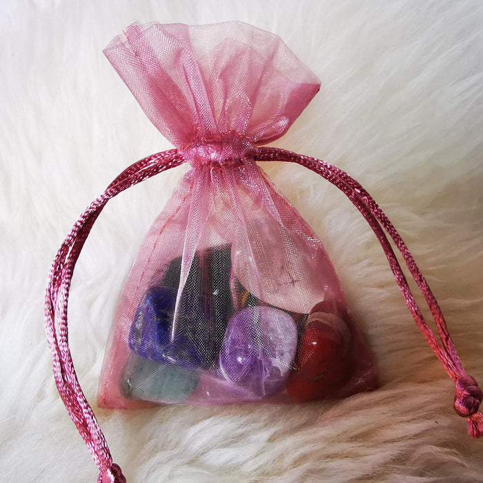 Chakra Steiner Sett Stor / Chakra Stones Healing Crystals Set of image