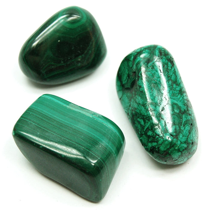 Malakitt / Malachite  Tromlet  Medium  AAA-kvalitet image