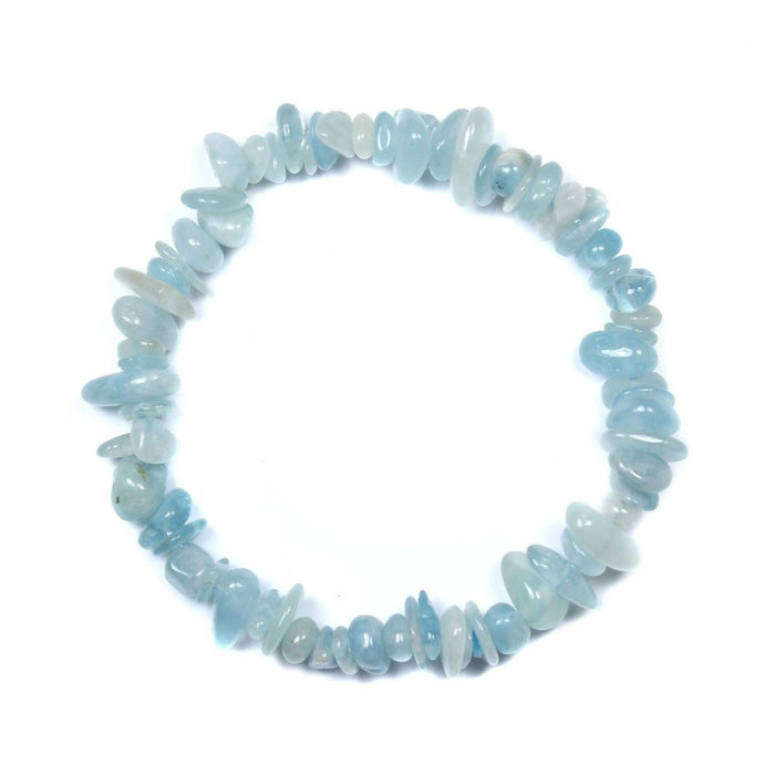Akvamarin / Aquamarine chip Armbånd image