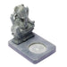 Tea-light holder Ganesh soapstone grey image