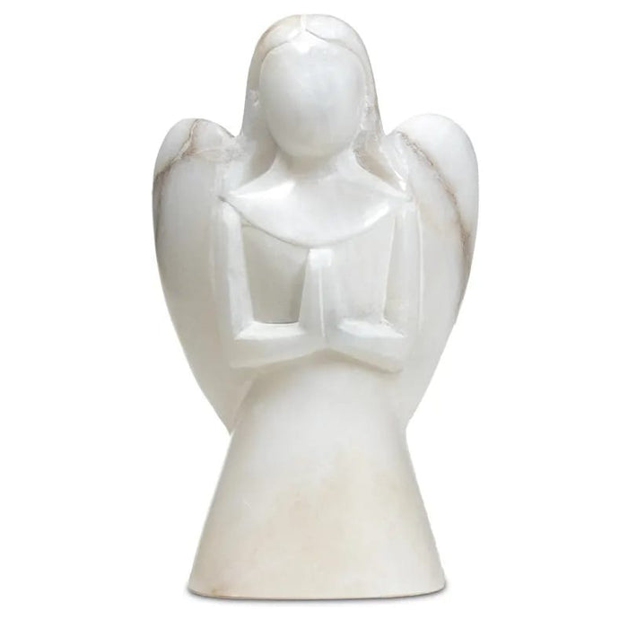 Engel Hvit / Angel statuette soapstone white image
