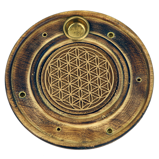 Røkelsesholder Flower of life image