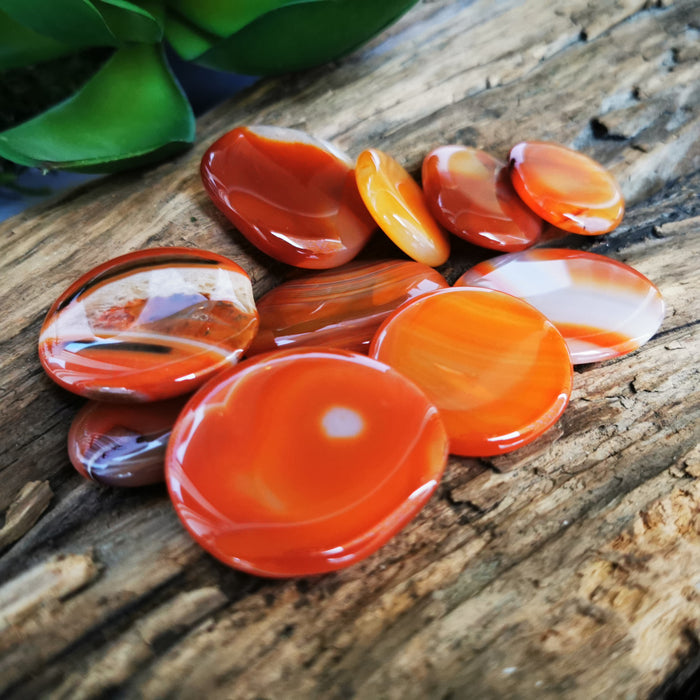 Karneol | Carnelian  Lommestein image