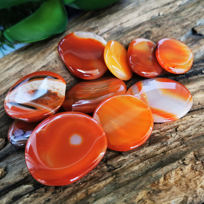 Karneol | Carnelian  Lommestein image