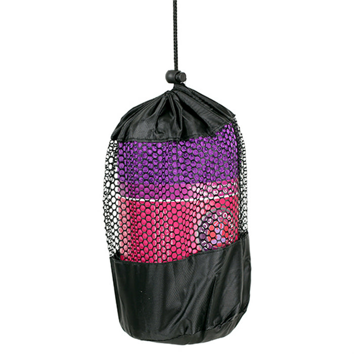 Yoga håndkle PVC glidebestandig lilla Stor  image