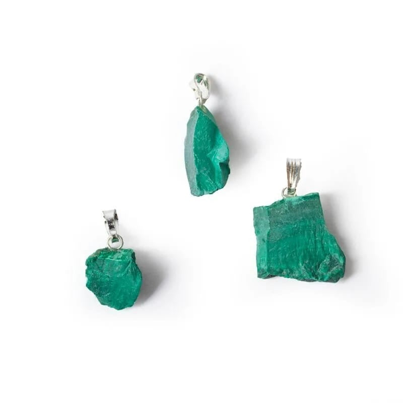 Malakitt / Malachite rå anheng  image
