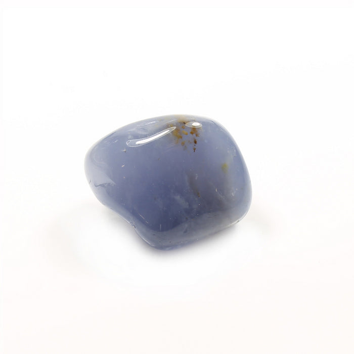 Kalsedon, blå/ Chalcedony Blue Tromlet Medium image