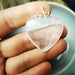 Bergkrystall/ Rock Crystal hjerte anheng   image