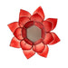 Telysholder Lotus / Atmospheric light silver trim pink/red image
