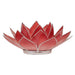 Telysholder Lotus / Atmospheric light silver trim pink/red image
