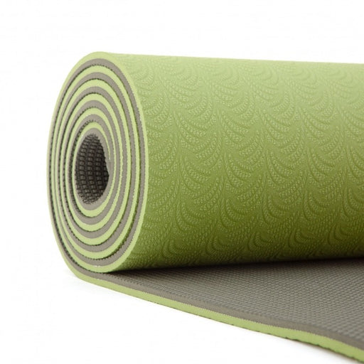 Yoga mat TPE green-anthracite image