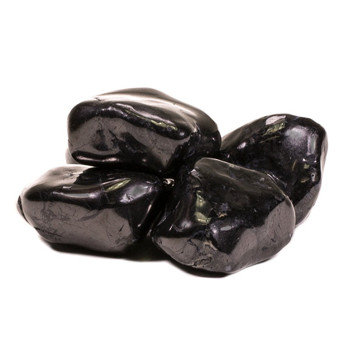 Shungitt Tromlet Stor A - kvalitet  image